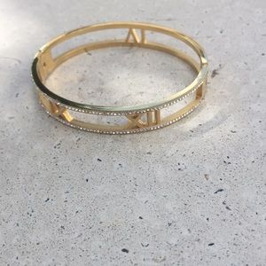 Gold stainless steel bangle